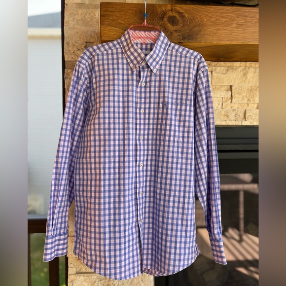 𝐒𝐨𝐮𝐭𝐡𝐞𝐫𝐧 𝐓𝐢𝐝𝐞 Men’s Button Down Cotton Shirt size Medium - Picture 6 of 12